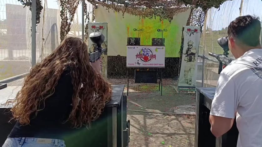 מטרות במטווח הדשוט בפיינטבול בית ברל